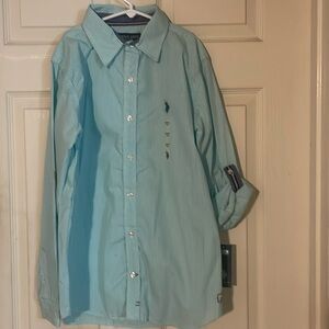Brand new!!  Boys button down shirt